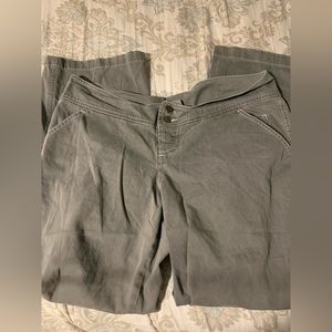 Gray maternal pants